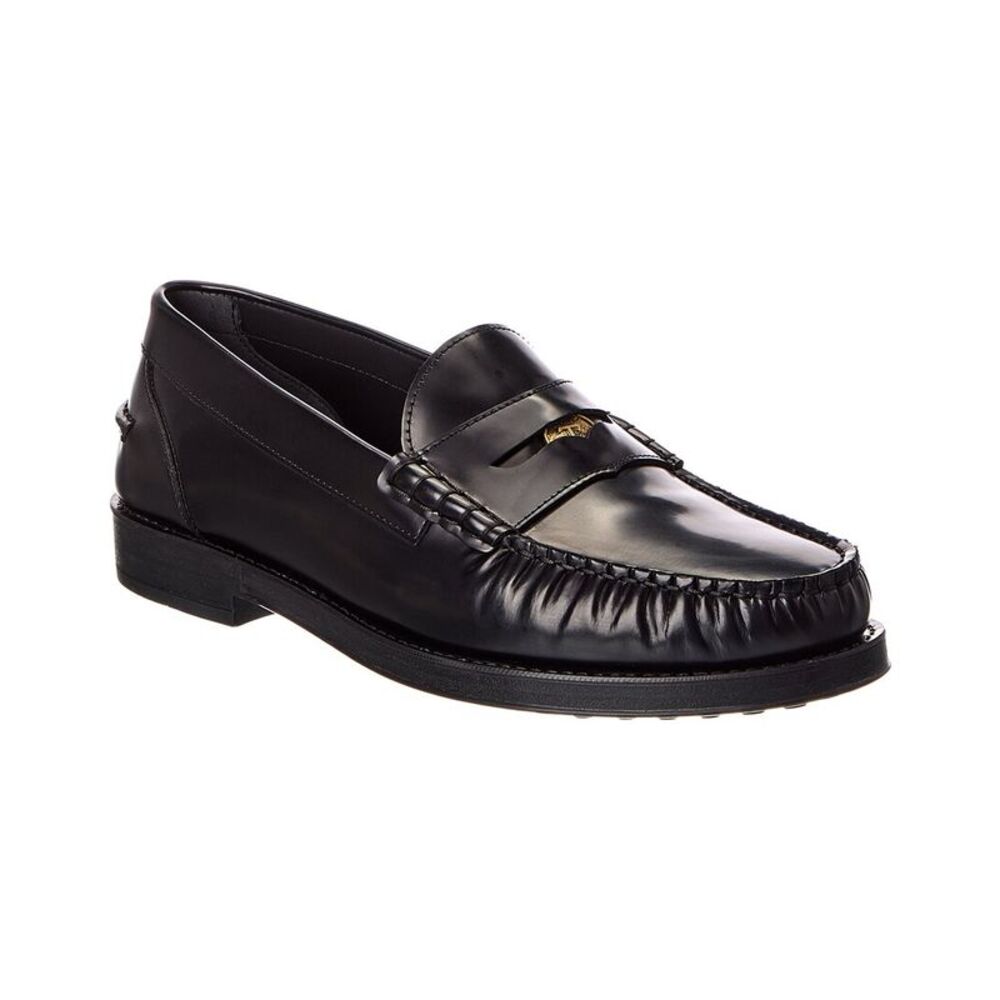 Tod’S Leather Loafer, Black